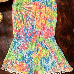 Lilly Pulitzer Daisy Strapless Romper